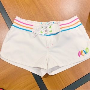 Small white Aeropostale shorts